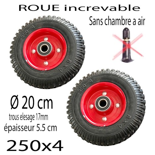 Roues increvable chariot - 2,