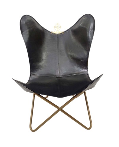 Cuir papillon chaise bkf - cuir,