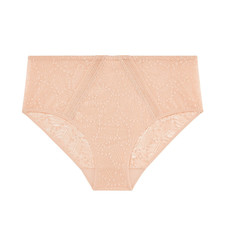 Simone Perele Comete Retro Brief Panty sz L /  EU 4 pinky sand 12S770