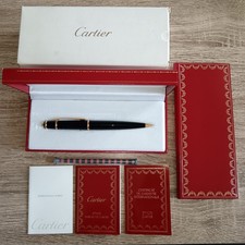 Cartier Diabolo Pen Stylo Mine Gold Plated Vintage New Full Set Collector Rare 