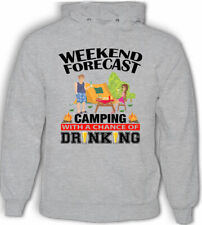 Weekend Prévision Camping Boire Hommes Drôle Sweat Festival Glastonbury V Tente