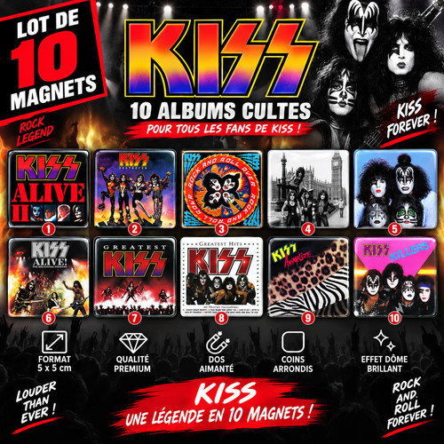 Lot magnets frigo kiss - lot,