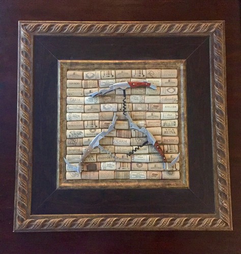 Handmade corkscrew cork wall - handmade,