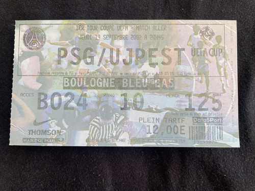 Ticket billet match psg - ticket/billet, /