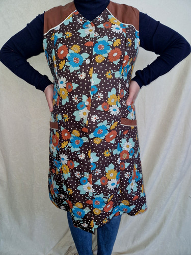 Nylon dederon smock apron - nylon,