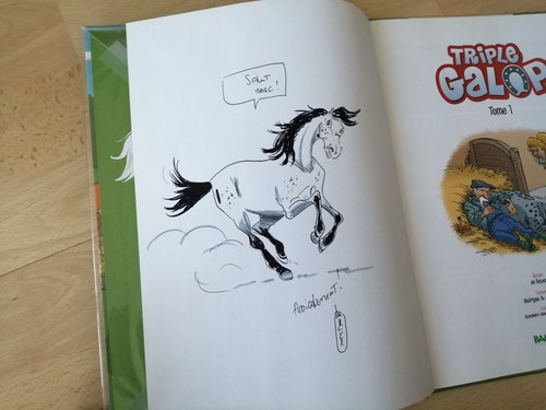 Dedicace peloux sur bd - dedicace,