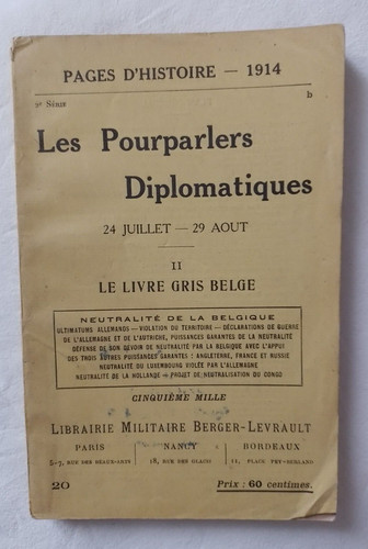 Les pourparlers diplomatiques - les,