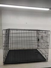 Amazon Basics Cage à chien pliable en fil métallique avec coque de fond