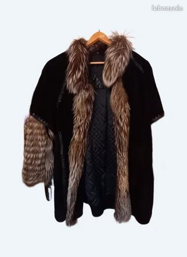 Manteau daim lapin - manteau, et