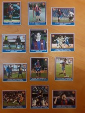 LEO MESSI " ROOKIE" BARCELONA 12 FIGURINES STICKERS CARDBOARD 2002/2005
