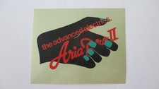 Vintage Guitar Sticker The advanced electrics ARIA PRO 2 Japan (14.7 x 11.8cm)