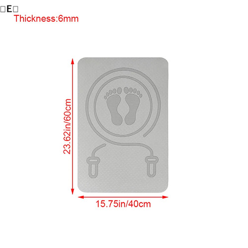 Tapis saut corde 6mm - tapis,