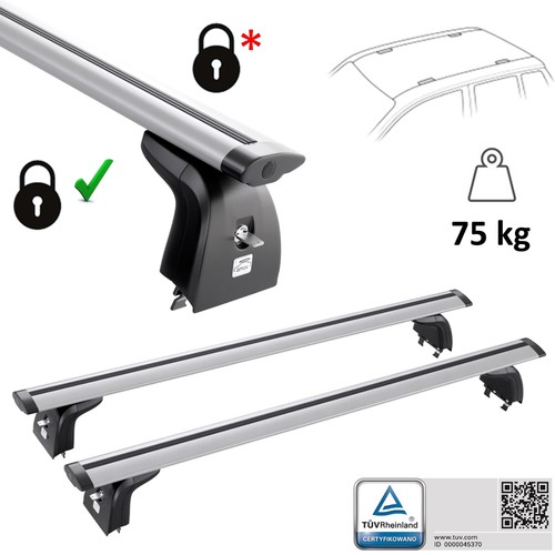 Barres toit aluminium - barres, de