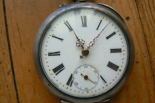Montre gousset argent massif - montre,