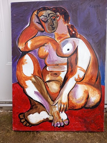 Tableau hst signé - signé, picasso
