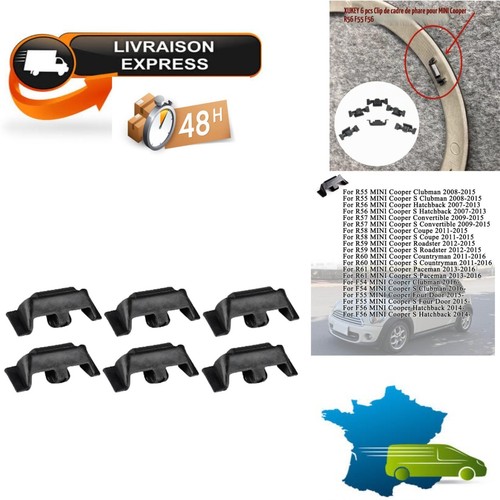 Clip fixation cadre phare - clip,