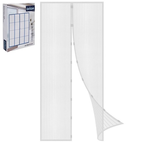 Moustiquaire porte blanche