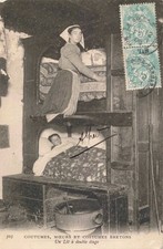 CPA BRETAGNE SCENES ET TYPES