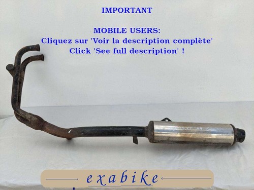 Pot echappement gauche pour - pot,