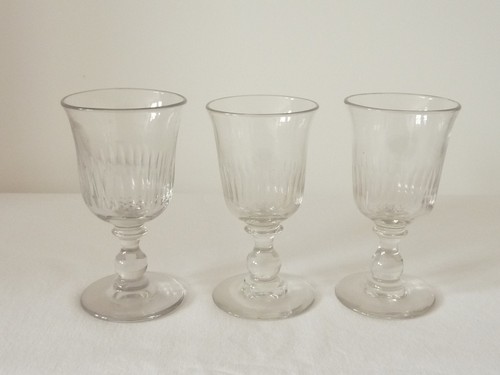 Verres pied anciens - pied,
