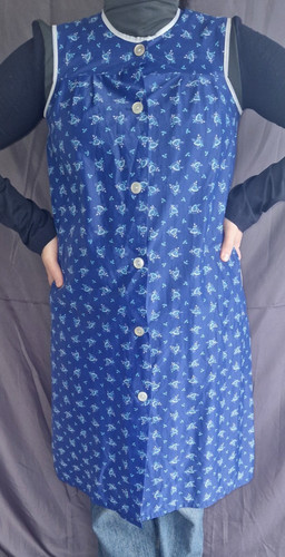 Nylon dederon smock apron - dederon,