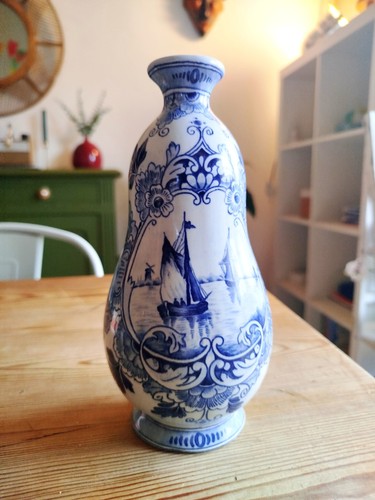Ancien pied lampe - ancien, delft