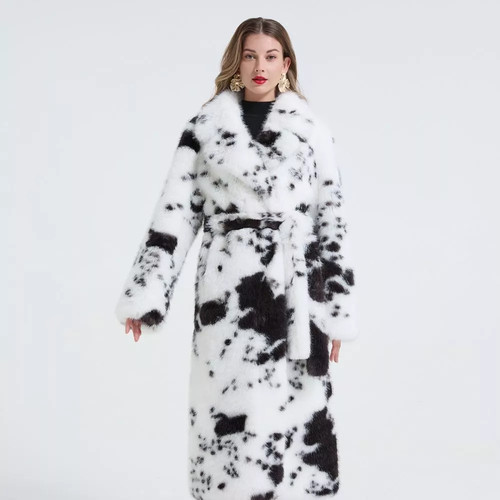 Manteau long femme effet - manteau,