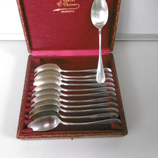 12 cuilleres a cafe metal