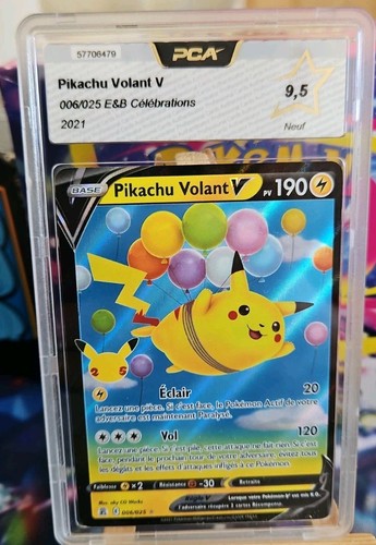 Carte pokemon pikachu volant - pokemon,