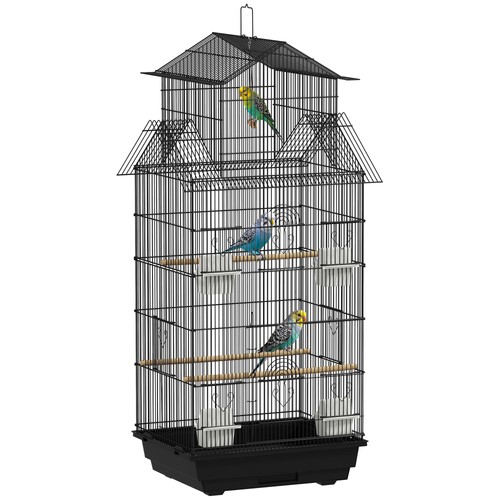 Pawhut cage oiseaux - cage, à