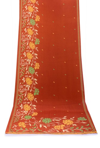 Indien marron vintage sari - vintage,