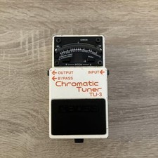 BOSS TU-3 CHROMATIC TUNER Pédale compacte signe accupique guitare basse testé...