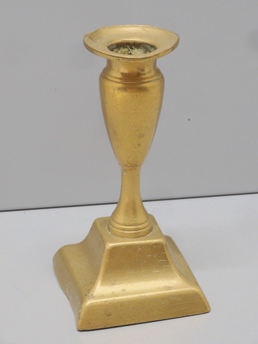 Joli ancien bougeoir bronze - bougeoir,