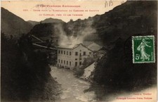 Old postcard factory for the manufacture of calcium carbide in castelet (647248)