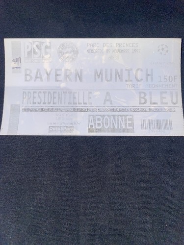 Ticket billet match psg - match,