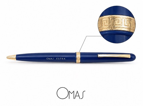 Stylo bille omas - À, bleu