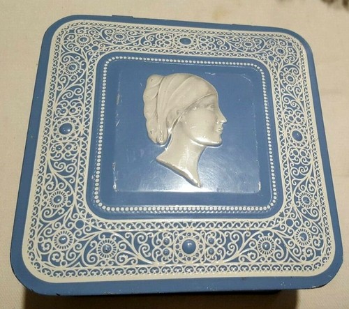 Ancienne boite biscuits - , métal