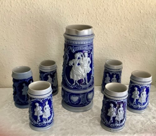 Grande cruche ses chopes - cruche, et
