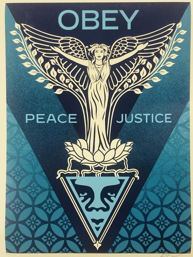 Sérigraphie shepard fairey - sérigraphie,