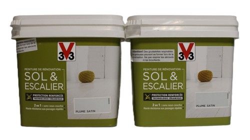 Lot peinture v33 sol - peinture, et