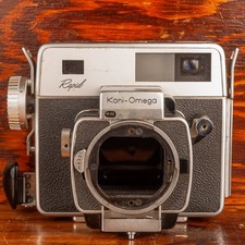 Koni Omega Rapid 6x7 Medium Format Rangefinder Camera Body W 120 Back Working