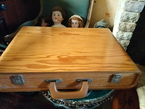 Superbe rare valise - rare, bois