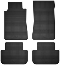 Tapis de sol en caoutchouc pour: Mercedes C 190 W201 1982-1993 Noir Set 4 pcs