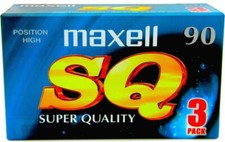3 X MAXELL SQ 90 CASSETTE