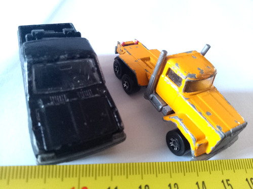 Majorette camion orange 297 - camion,