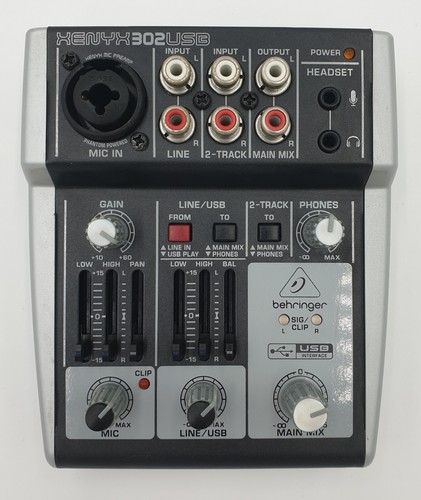 Behringer 302usb table - behringer, de