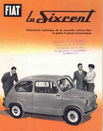 Catalogue brochure fiat - catalogue, 600