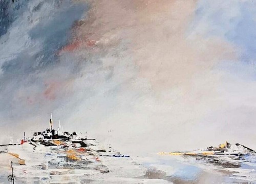 Peinture moderne abstrait - peinture,