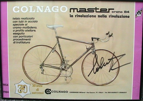 Vintage autographed colnago - vintage,