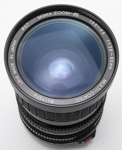 Sigma zoom 85 - sigma, 28-85